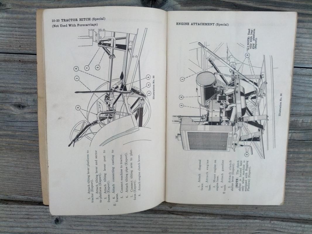 mccormick deering international harvester chicago illinois thresher number 8 owners manual instruction book parts list pamphlet farm ranch booklet