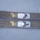 acme water skis wooden skiing boards lake cabin wall decoration retro era boating sport equipment usa made stilley plywood company conway south carolina