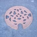cast iron cook stove trivet decorative burner cover primitive kitchen tool food preparation utensil