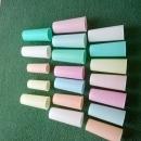 tupperware tumbler cup set pastel color tone retro plastic kitchen utensil