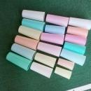 tupperware tumbler cup set pastel color tone retro plastic kitchen utensil