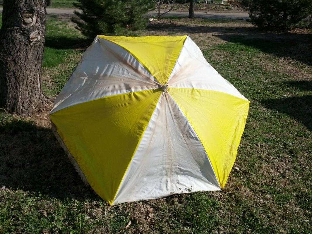PORCH UMBRELLA RETRO ERA BAR DECORATION SUN SHADE