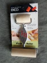 pastry pasta pizza dough roller food preparation utensil kitchen baking tool usa made franklin park illinois advertising card