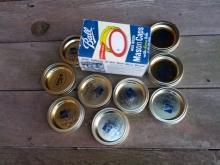 BALL KERR MASON FRUIT JAR LID 1975 ORIGINAL CARDBOARD BOX HOME CANNING SUPPLY UTENSIL