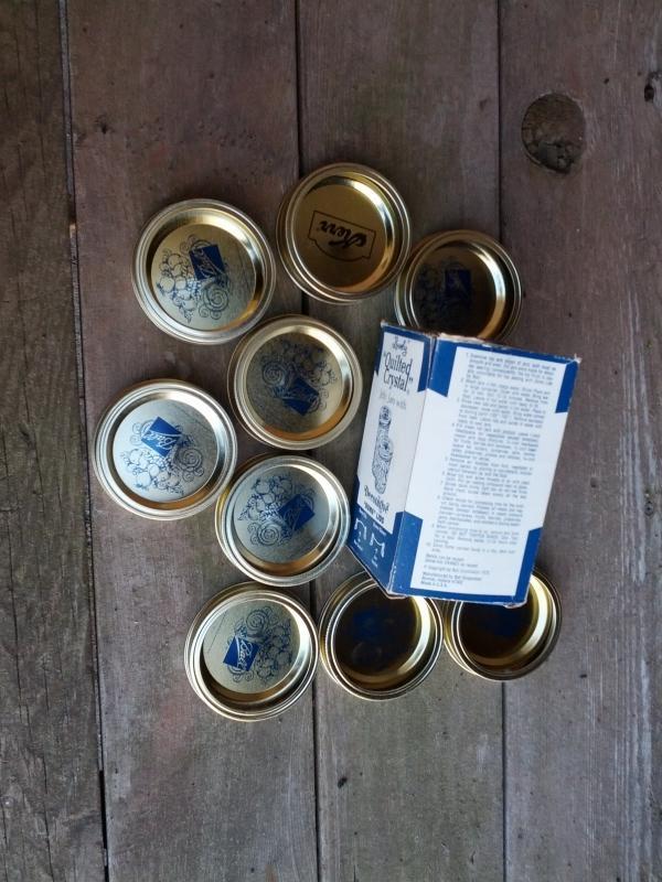 BALL KERR MASON FRUIT JAR LID 1975 ORIGINAL CARDBOARD BOX HOME CANNING SUPPLY UTENSIL