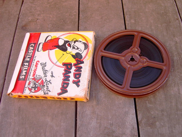 ANDY PANDA CARTOON 8 MM REEL MOVIE FILM WALTER LANTZ CASTLE FILMS DIZZY KITTY