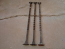 CAST IRON CANDY TWIST SPINDLE ROOM DIVIDER SUPPORT POLE