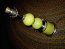 YELLOW GLASS BALL LAMP RETRO LIGHT FIXTURE