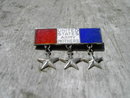 ARMY MOTHERS LAPEL PIN UNITED STATES MILITARY STERLING SILVER RED WHITE BLUE 1937