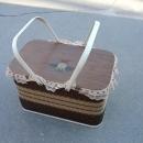 REDMON USA AMERICAN MADE PICNIC BASKET FOOD TOTE 1950'S LUNCH CARRIER BOX