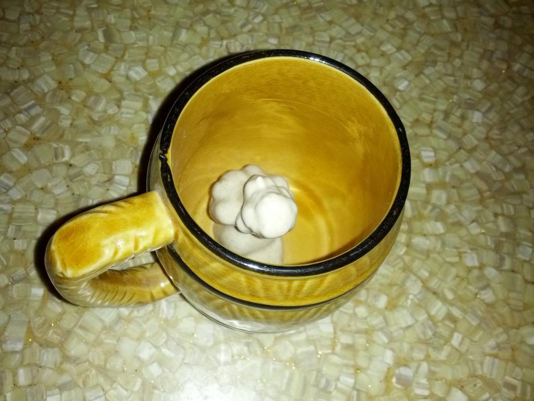 naughty mug girly kitchen utensil nude woman bust figural cup