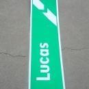 lucas sign engine shop repair garage wall decoration aluminum metal advertising piece