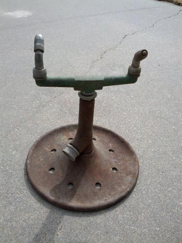 rain king lawn sprinkler yard garden relic sunbeam corporation chicago illinois landscape tool