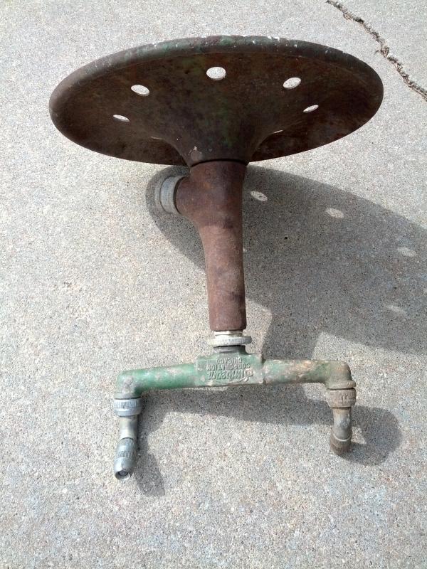 rain king lawn sprinkler yard garden relic sunbeam corporation chicago illinois landscape tool