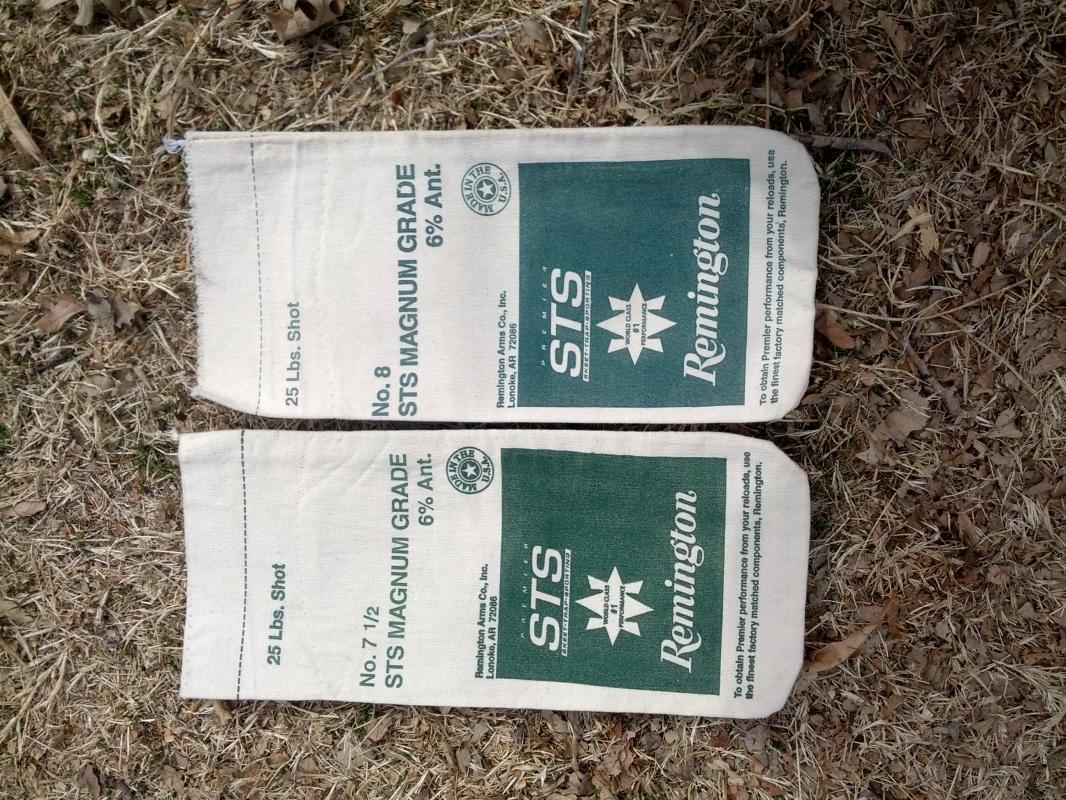 REMINGTON ARMS SKEET TRAP HUNTING LEAD SHOT BAG LONOKE ARKANSAS