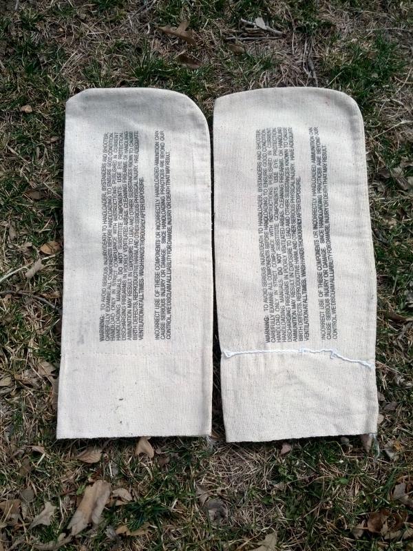 winchester olin american standard super shot lead pellet cotton bag sales sack shotgun shell reloading collectible