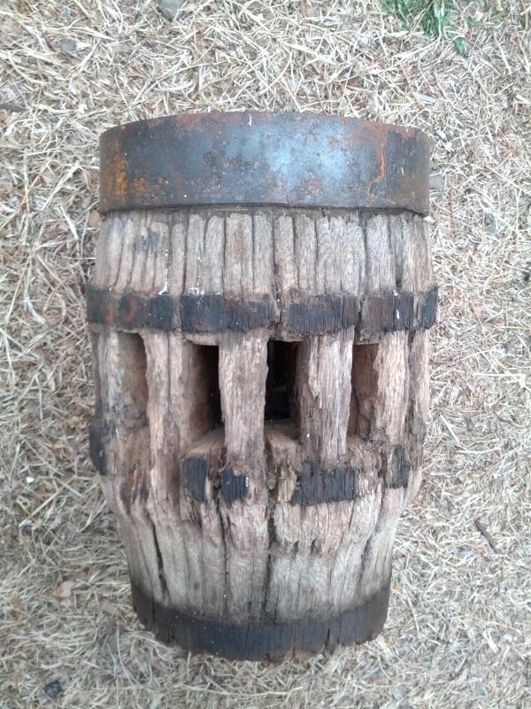 wagon wheel hub farm cart fixture primitive yard ornament garden decoration