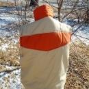 ski dude snow sport sking coat winter vest zip off style sleeves retro outdoor apparel