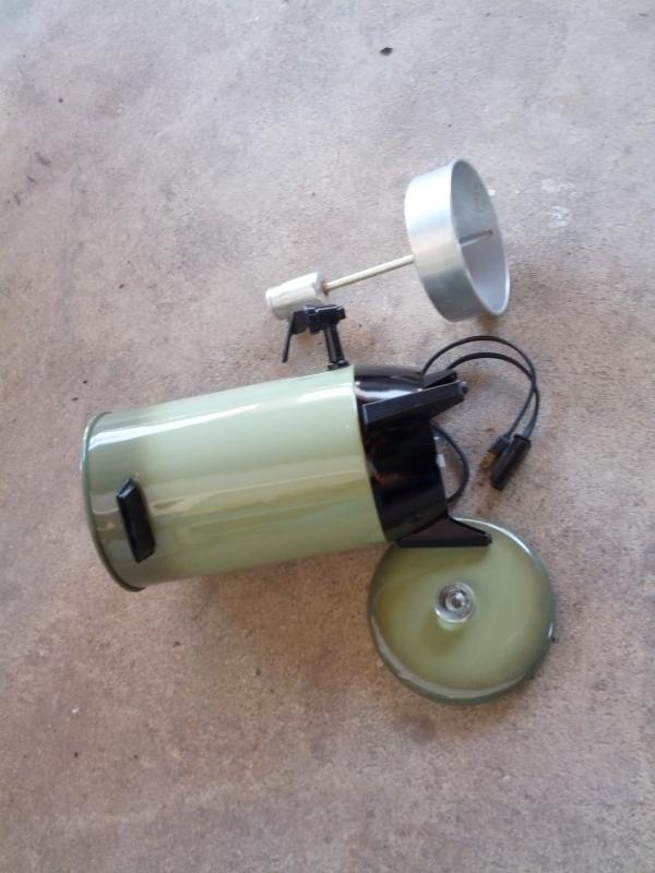 avocado green 22 cup perculator style coffee maker hot beverage brewer 1970's electric appliance