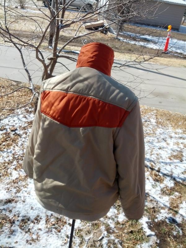 ski dude snow sport sking coat winter vest zip off style sleeves retro outdoor apparel