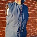 woolrich plaid navy blue vest reversible garment thinsulate thermal insulation