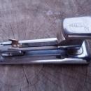 chrome plated steel stapler office desk tool staple dispenser arrow fastener company brooklyn new york desktop gadget