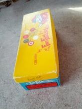 fun fashions colorful shoe box childrens apparel advertising clown balloon haiti