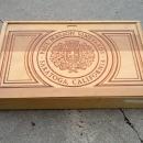 paul masson vineyards saratoga california wooden crate wine bottle shipping box