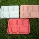 MELMAC MELAMINE LUNCH ROOM TRAY SCHOOL CAFETERIA PLATTER ABC CLEVELAND OHIO ARROWHEAD WASHINGTON D C UTENSIL