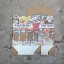 WORLD BEER BOX EXOTIC SELECTION BEVERAGE CARRIER ADVERTISING BOTTLE TOTE