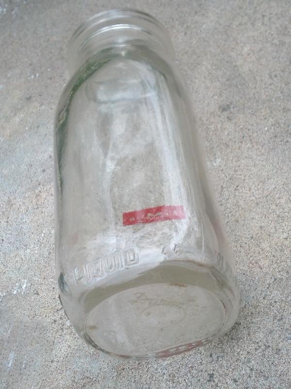 FAIRMONT DAIRY CREAM BOTTLE SMALL GLASS MILK JUG