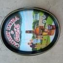 COKE COCA COLA CALVERT WHISKEY ADVERTISING TRAY PAINTED TIN SERVING PLATTER