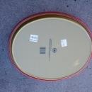 ANHEUSER BUSCH BUDWEISER BEER BEVERAGE SERVING TRAY BEAUTIFUL VICTORIAN GIRL PAINTED STEEL PLATTER
