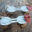 CHILDRENS TOY ROLLER SKATES MARVEL GLOBE UNION MILWAUKEE WISCONSIN ADVERTISING TOY WHEELS