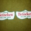 HEINEKEN HOLLAND BEER PATCH DUTCH SHOE SHAPED TRUCK DRIVER UNIFORM DECORATION SEW ON CERVESA ADVERTISING EMBLEM