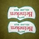 HEINEKEN HOLLAND BEER PATCH DUTCH SHOE SHAPED TRUCK DRIVER UNIFORM DECORATION SEW ON CERVESA ADVERTISING EMBLEM