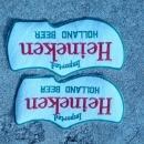 HEINEKEN HOLLAND BEER PATCH DUTCH SHOE SHAPED TRUCK DRIVER UNIFORM DECORATION SEW ON CERVESA ADVERTISING EMBLEM