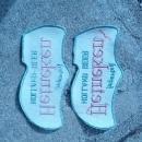 HEINEKEN HOLLAND BEER PATCH DUTCH SHOE SHAPED TRUCK DRIVER UNIFORM DECORATION SEW ON CERVESA ADVERTISING EMBLEM
