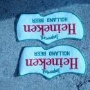 HEINEKEN HOLLAND BEER PATCH DUTCH SHOE SHAPED TRUCK DRIVER UNIFORM DECORATION SEW ON CERVESA ADVERTISING EMBLEM