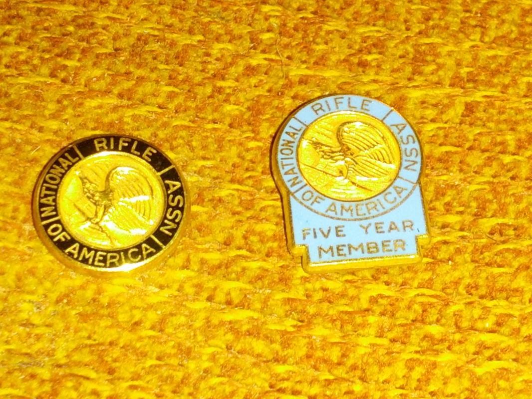 national rifle association membership pin coat tie tack leavens gold filled jewelry decoration