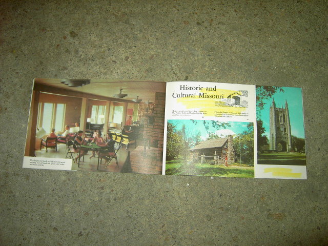 MISSOURI TRAVEL TOURISM BOOKLET PICTORIAL BROCHURE GUIDE