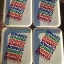 BONANZA STEAKHOUSE FIBERGLASS TRAY FOOD SERVICE BEVERAGE SERVER RETRO ERA LUNCHROOM UTENSIL RESTAURANT WARE