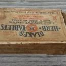 BLAKES HERB ROOT BARK TABLET CARDBOARD BOX LAXATIVE DRUG ADVERTISING INTERNATIONAL BOSTON MASSACHUSETTS
