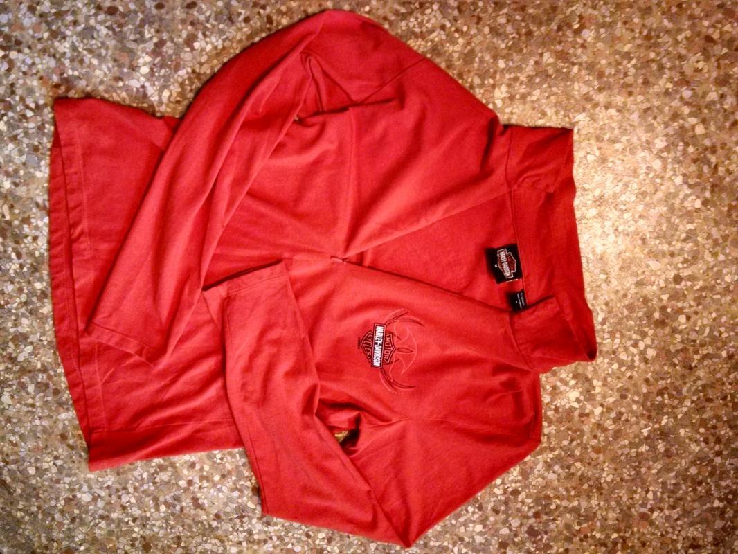 harley davidson motorcycles pharr texas rio grande valley shop shirt long sleeve zip blouse ladies garment orange tone apparel top