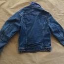Levi Strauss Denim Jean Jacket Cotton Flannel Lined Light Weight Coat Size Medium Ladies Fashion Garment Apparel