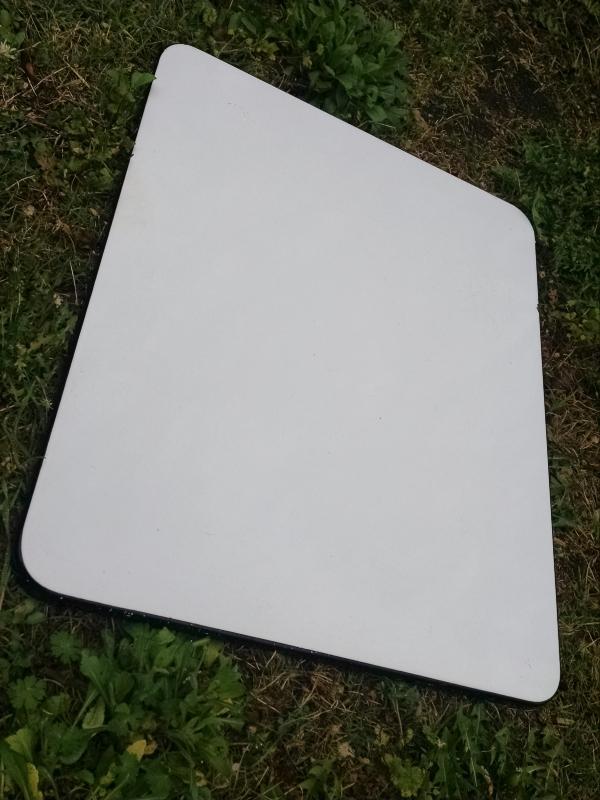 white porcelain black edge enamelware kitchen cabinet top granite enamel coated steel cutting board