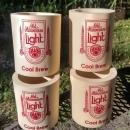 OLD MILWAUKEE LIGHT BEER KOOZIE DRINK CAN COASTER SLEEVE INSULATED BEVERAGE COOLER