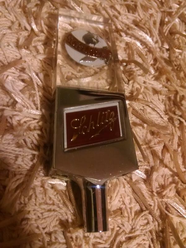joseph schlitz brewing company 1968 dated beer tap handle bar lounge accessory