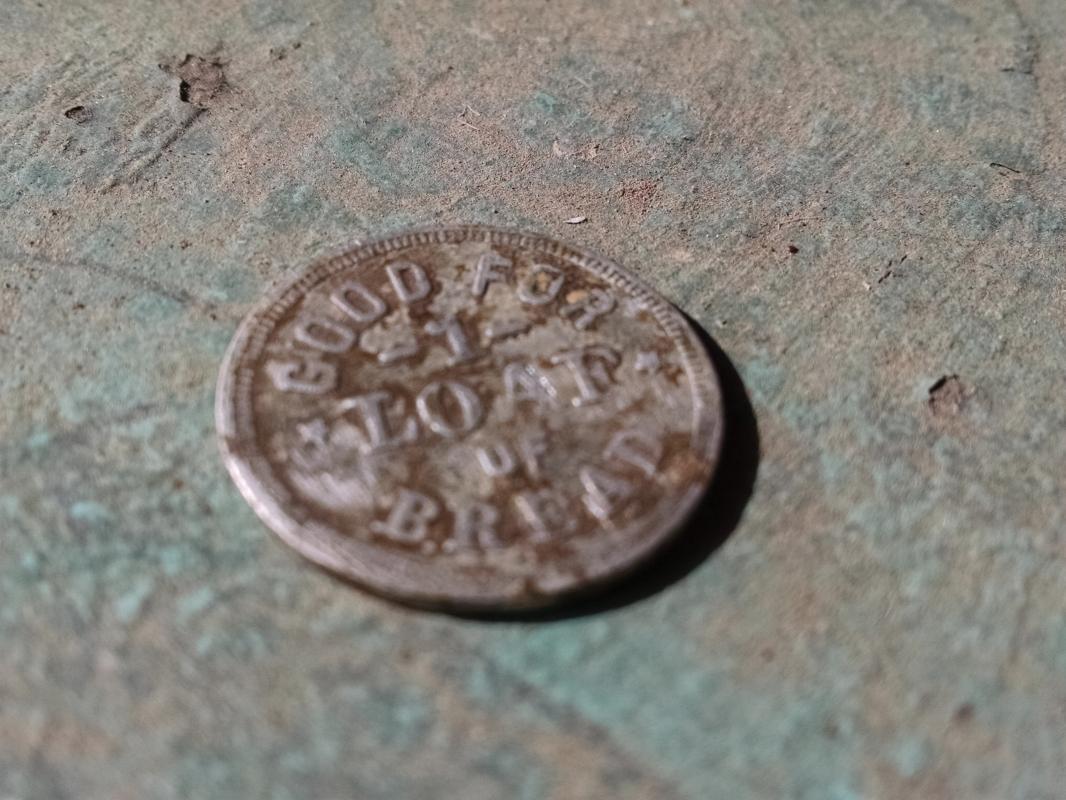 LIMBER'S BAKERY BREAD TOKEN FRANKLIN PENNSYLVANIA TRADE COIN