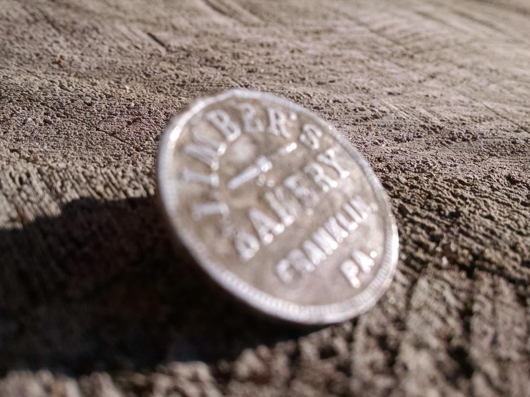 LIMBER'S BAKERY BREAD TOKEN FRANKLIN PENNSYLVANIA TRADE COIN
